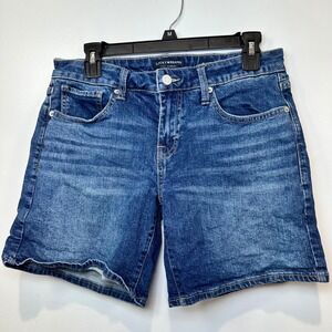 Lucky Brand Denim Bermuda‎ Shorts Dark Wash Classic Fit Women's Size 4/27